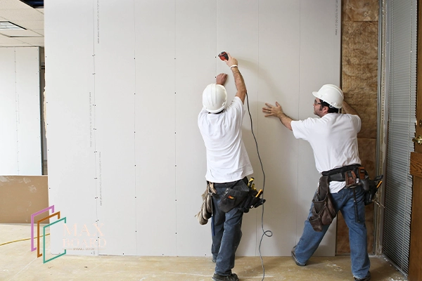 تركيب ألواح الجبس وتركيب ألواح MGO 2 Gypsum Board Installation MGO Panel Installation 2 تركيب ألواح الجبس وتركيب ألواح MGO